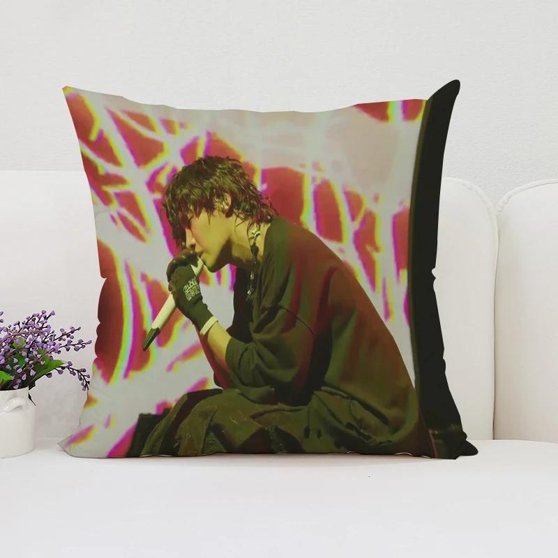 40x40cm Sofa Decoration Cushion Cover J-JHope  Double Sided Printed Pillow Cover Waist Cushion Car Cushion Fans Gifts