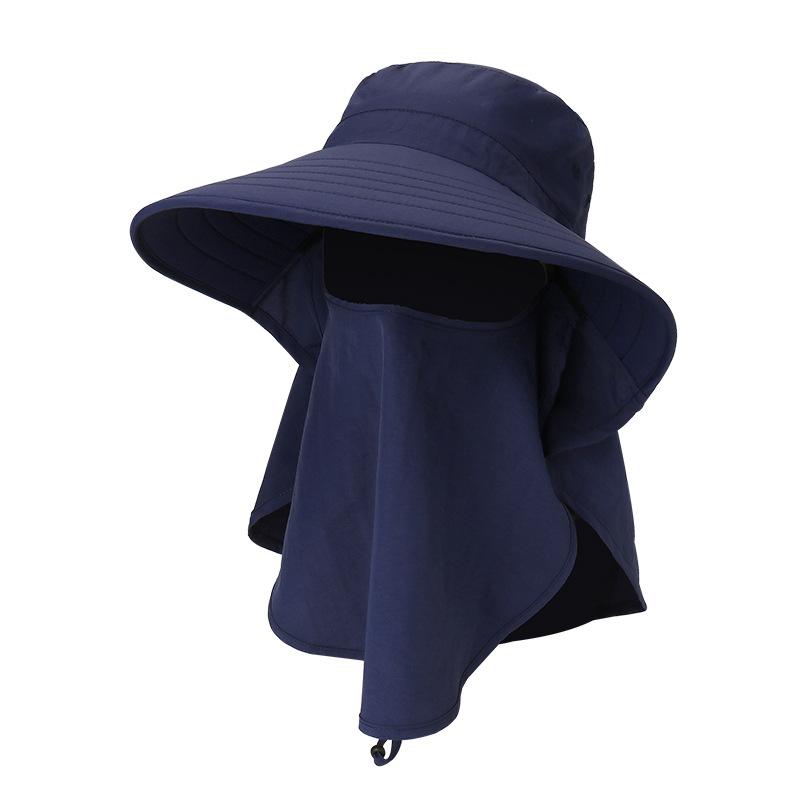 Outdoor Sun Protection Hat Summer Women's Breathable Sun Hat Neck Protection Insect Protection UV Protection Fishing Hat Big Brim Bucket Hat