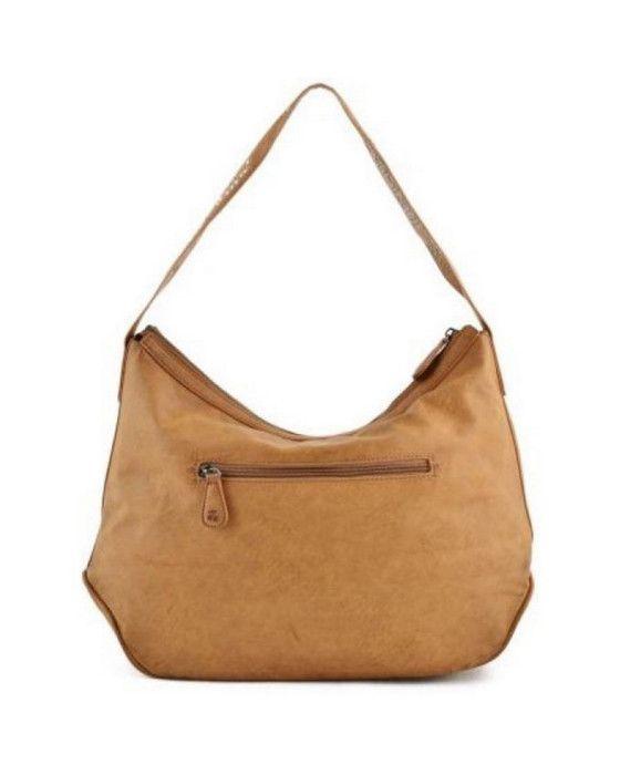 Umhängetasche - LE TEMPS DES CERISES - Fresh - Cognac - Beschichtetes Canvas - 38x34x14 cm