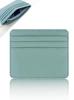 Slim ID and Bank Card Holder Wallet for Men and Women Business PU Leather Card Protector Case Coin Cards Cover Pouch Bag