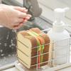 Creative Dishcloth Toast Shape Dish-washing Sponges Scrubber Tools for Pots Dishes Kitchen Household Cleaning Gadget