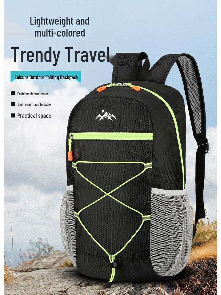 Leichter Faltbarer Wander- und Bergsteigerrucksack – Multifunktional mit Großem Fassungsvermögen