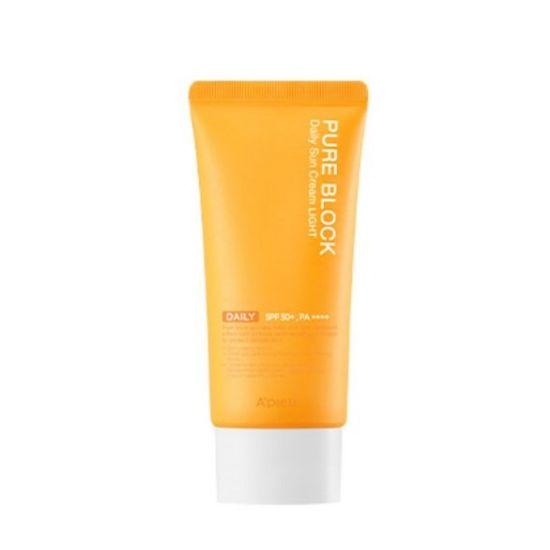 A’PIEU Pure Block Natural Daily Sun Cream Light SPF50+ PA++++ 50ml