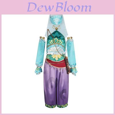 Princess Zelda Cosplay Costume For Women Anime Game Kingdom Tears Halloween Outfit S-m L-xl 2xl-3xl