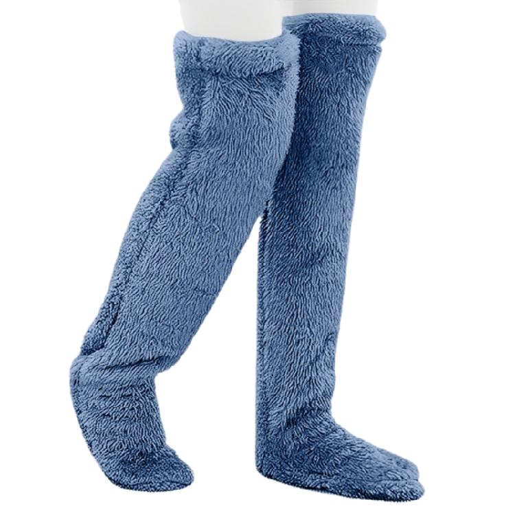 Over Knee Fuzzy Socks Plush Thigh High Stockings Fuzzy Long Leg Warmers Warm Winter Soft Home Sleeping Socks Gifts