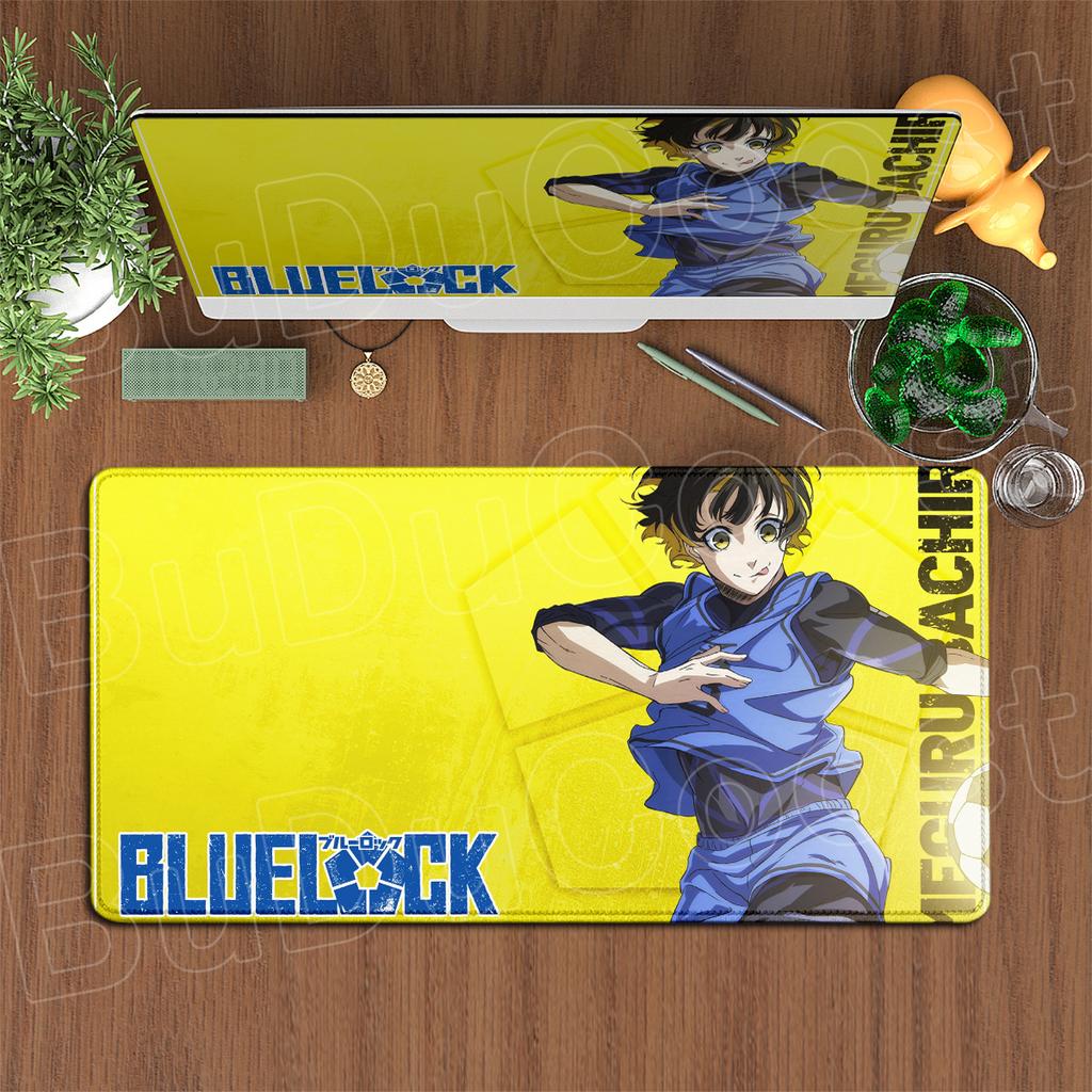 Isagi Yoichi Antypoślizgowa Gumowa Podkładka pod Mysz do Laptopa Gorące Anime Blue Lock Duża Gamingowa Biurowa Rozszerzona Mata na Biurko Akcesoria PC