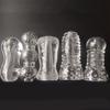 Transparent Soft Silicone Masturbator Aircraft Cup Men Penis Trainer Sex Toy