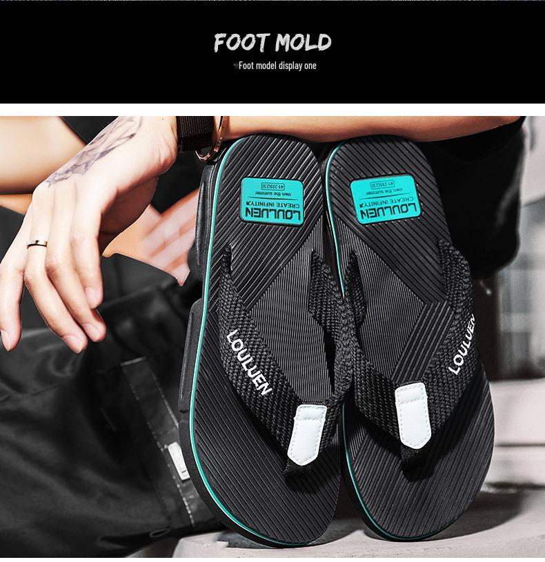 2026 Summer Men's Non-Slip Flip-Flops: Korean Style Beach Thong Sandals