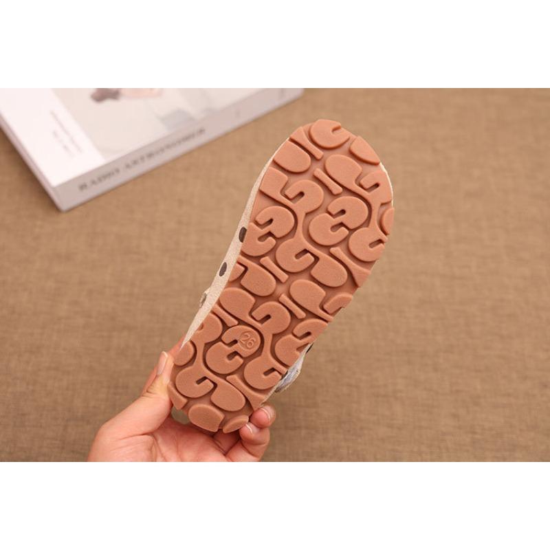 Soft Sole Comfortable Princess Leather Shoes For Little Girls Kids