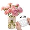 2Pcs Waterproof Silicone Flower Arrangement Flexible Flexible Floral Stem Holder  Home Decor