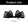 Stylish Hair Clip Black Mesh Bows Barrettes for Styling All Hair Types Lightweight Comfort Fashion Accessory