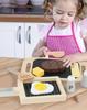 Wooden Kids' Role-Play Steak Cutting Kitchen Toy Set