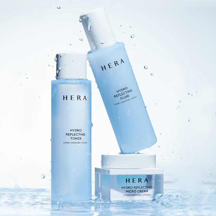 Hera Hydro Reflecting 2-Stufen-Hautpflege-Set (2 Stück) – Intensive Feuchtigkeit, Strahlungs-Boost & Feuchtigkeitsbarriere-Pflege, Koreanisch