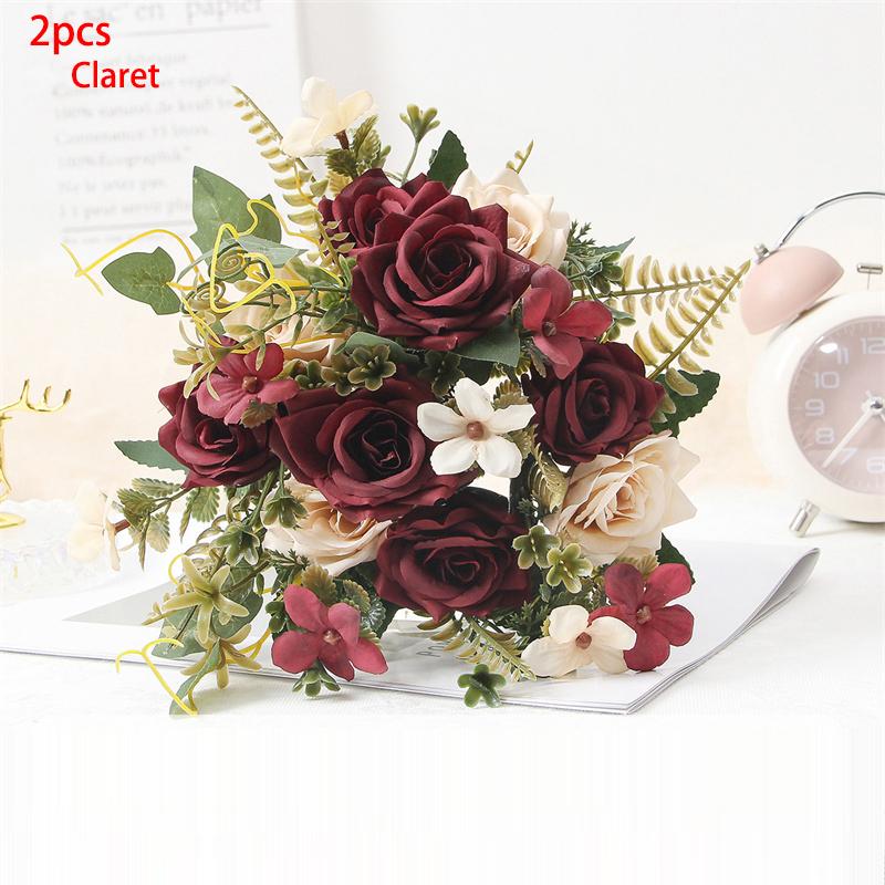 Artificial flower bouquets, artificial roses, high-end artificial flower bouquets.