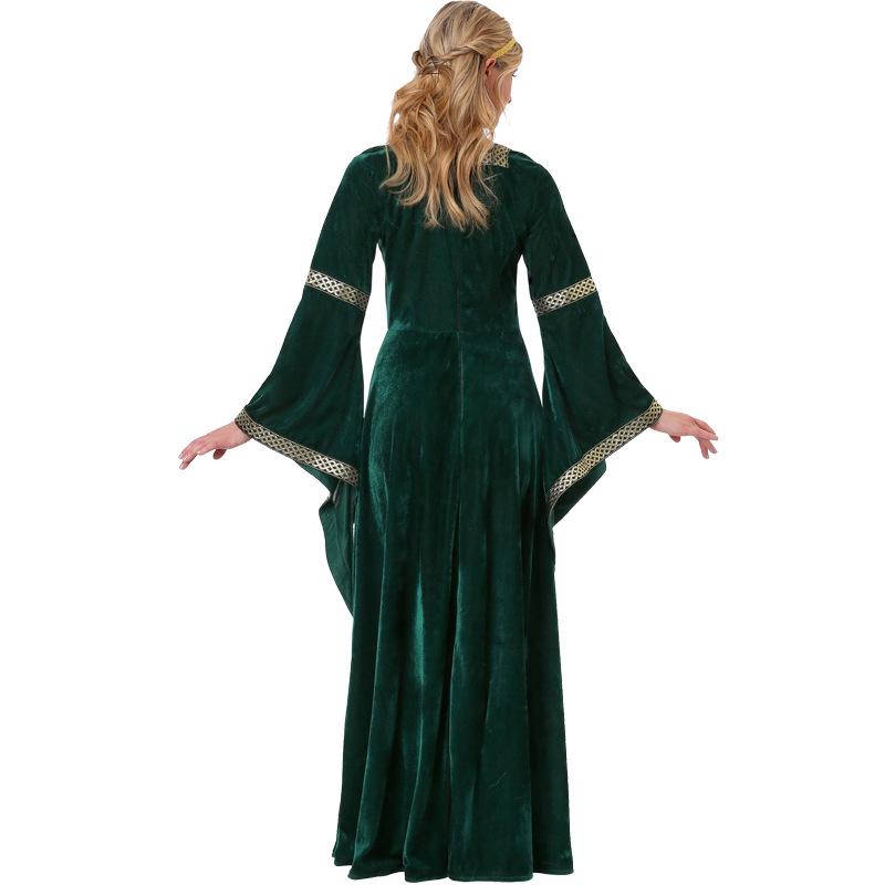 Halloween Retro European Princess Queen Costume for Stage and Play