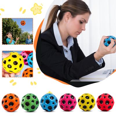 Weltraumball, extrem hoch springender Ball, super hoch springender Weltraumball, sensorischer Ball für Kinder, Trainingsball für Sportler