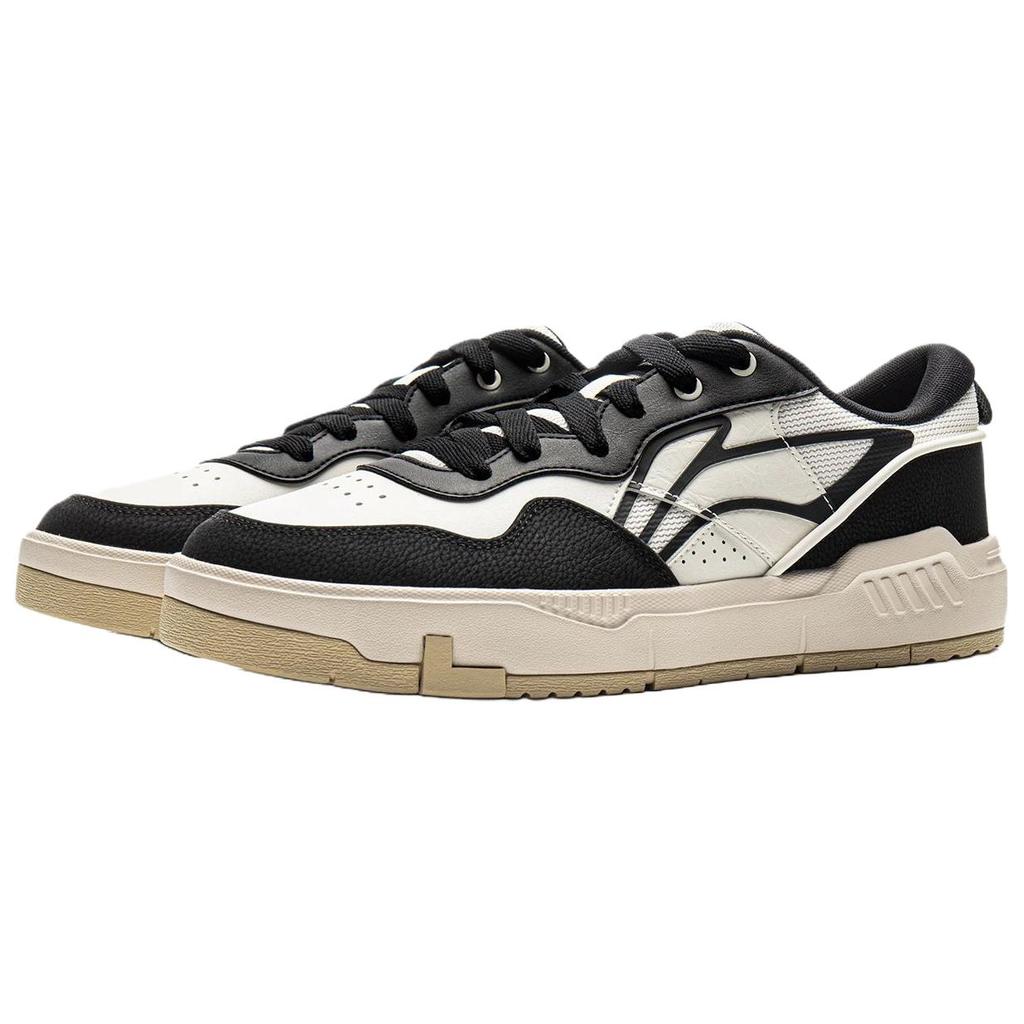 Li Ning Commun Années 80 Couvrante Antidérapante Résistante à l'abrasion Respirante Augmentant la taille Basse Chaussures de Skateboard AGCV207-2