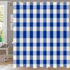 Modern Lines Bathroom Curtain Colored Plaid Pattern Shower Curtain Bohemian Home Bathroom Decor Polyester Shower Curtains