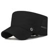 Men's Summer Sunshade Hat  Outdoor Breathable Mesh Hat Sunscreen Thin Adjustable Flat Top Hat