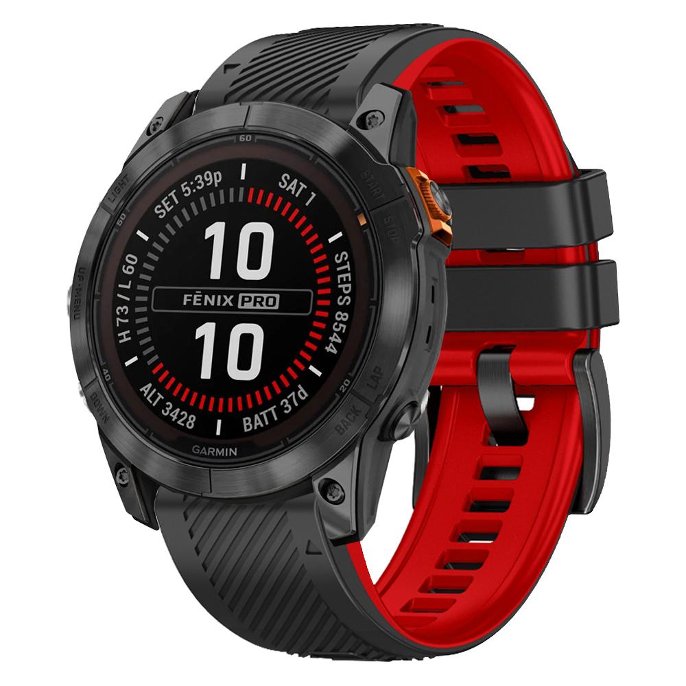 QuickFit 22mm 26mm Silicone Watch Band For Garmin Fenix E 8 5 5X 6X 7 7X/Epix Pro Gen 2 TACTIX/Mk2 Mk2i G1/MARQ/Enduro 3 2 Strap