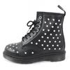 Pristine Dr.Martens short boots 1460 STUD 8-hole Black Silver leather 27040001 Used