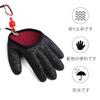 Fishing gloves non-slip fish gripping drop prevention tools suitable magnet hook loss High-performance processed grip increases when wet. Effective as