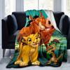 1pc. Cartoon Lion King Simba Pumbaa Timon Blanket, Home Decor Gift for All Seasons, Throw Blanket for Couch, Bed, or Car,Soft Flannel Throw