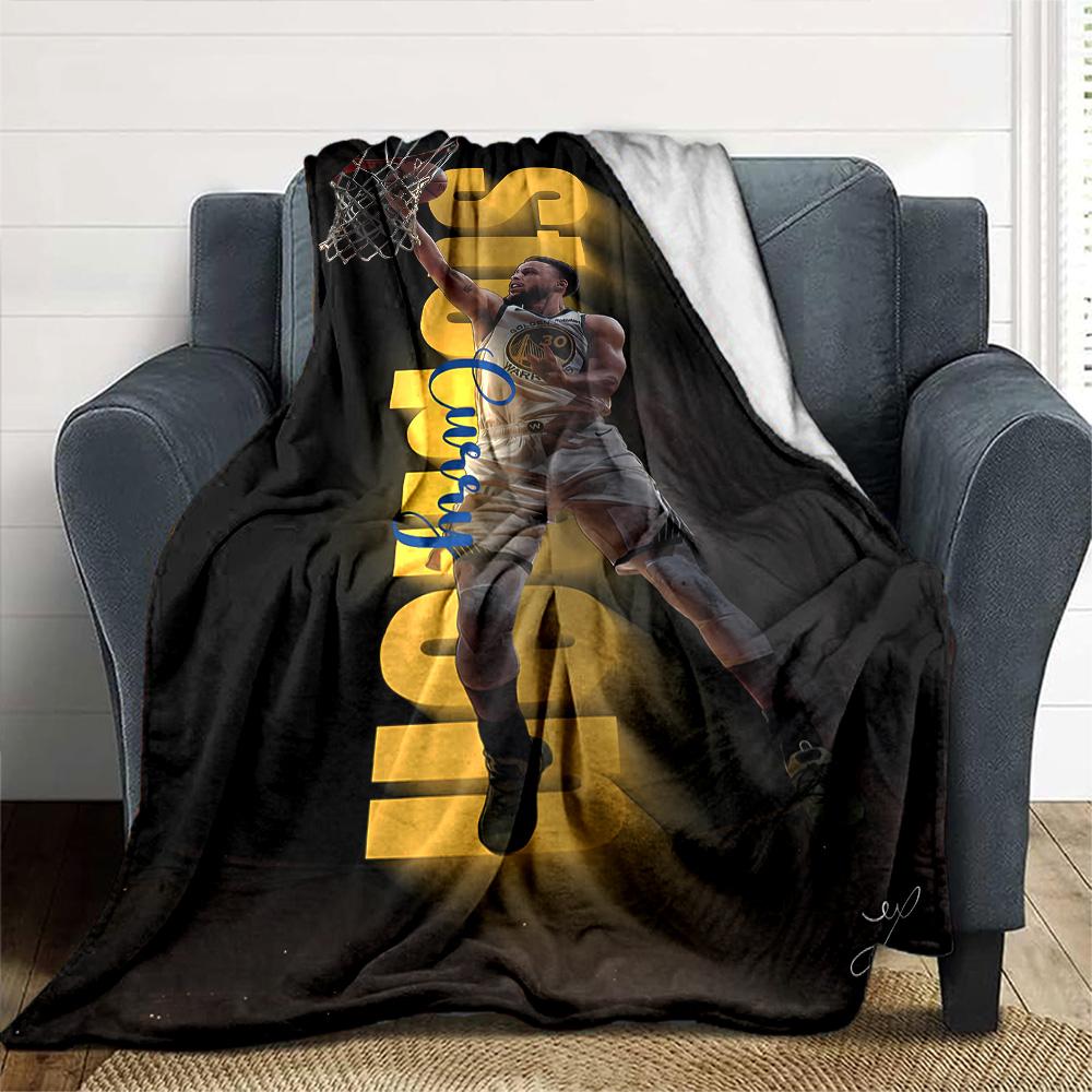 Golden State Warriors Curry Dynasty Blanket Durable Comfort Great for Seaside Livingroom Picnics Four Seasons Multipurpose Modern