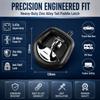 Zinc Alloy T Handle Latch Durable Canopy Door Latch Tidy T Handle Lock  for Truck Canopy Repair