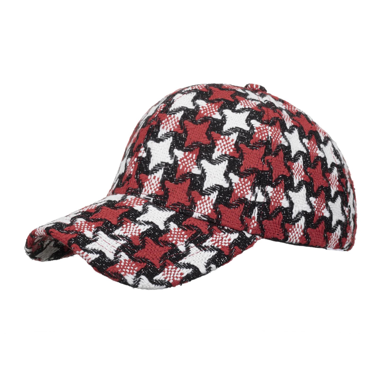 

European and American new autumn and winter four-pointed star cap baseball cap men s and women s gender-neutral sun hat червоний