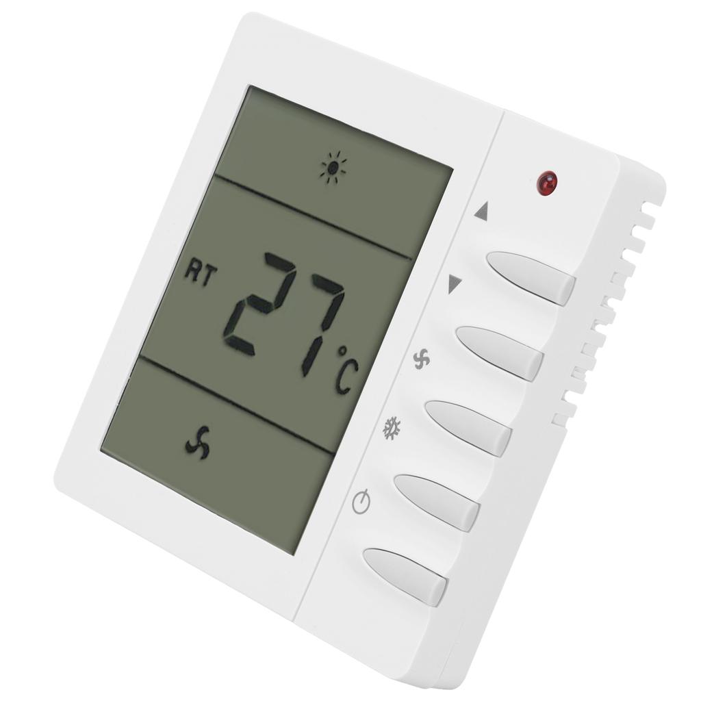 AC220V Central Air Conditioning Fan LCD Thermostat Air Conditioning Temperature Controller