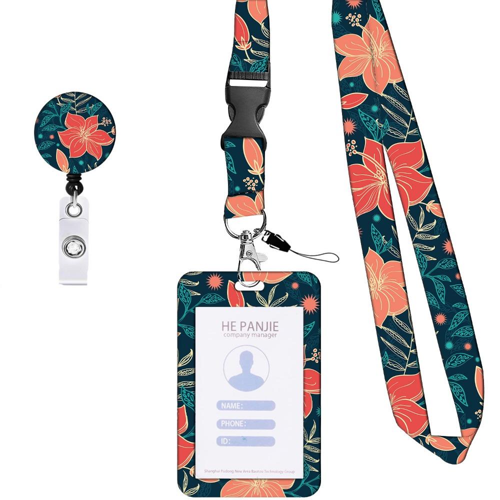 Necklace Strap Working Cards Holder Retractable Badge Card Case  Card Protector