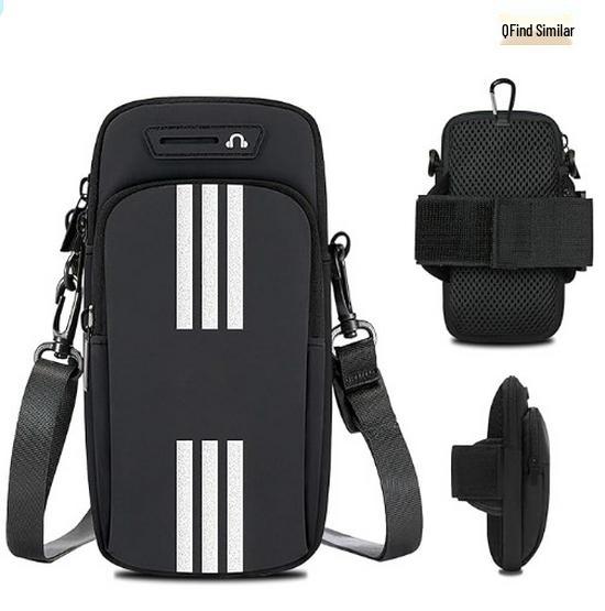 Unisex Sports Fitness Multi-Functional Arm & Wrist Phone Bag for Running & Outdoor Activities