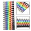 C-Type Wire Number Box Cable Markers Clip-on Design Colourful For Wire 1.5-6mm