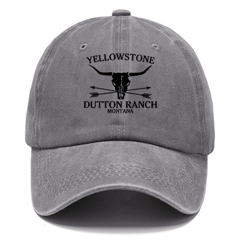 Old washed baseball cap male dad hat soft top cotton cap outdoor sunshade baseball cap