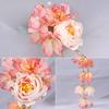 EZ PEACH Kanzashi Stick Hairpin, Cherry Blossom Flower, Pearl, Single Hair Accessory, Simple Hair Accessory for Yukata and Japanese Traditional
