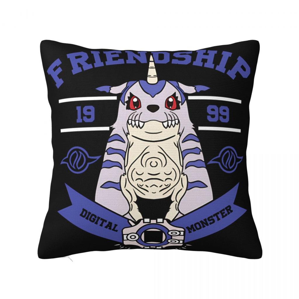 Trendy Seat Digital Monster Digimon Decor Pillowcase Stuff Pillow Cover Square Multi-Size