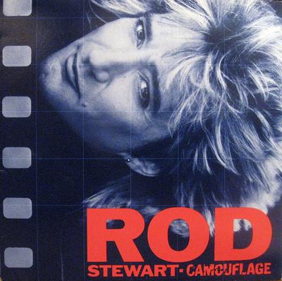 LP Record ROD STEWART  Camouflage 9250951 Warner Bros. Re 1984 Canada Rock Used
