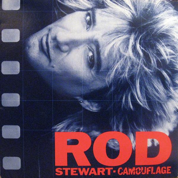 

LP Record ROD STEWART Camouflage 9250951 Warner Bros. Re 1984 Canada Rock Used