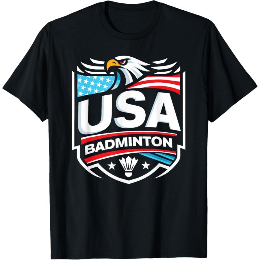 

USA Badminton T-Shirt(1) XXXXXL чорний