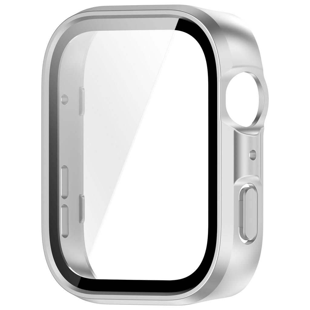 2 v 1 PC Plně Ochranné Pouzdro Pro Huawei Watch Fit 4 Sklo Ochranná Fólie Kryt Fit4 Tvrdé Pouzdro Nárazník Rám Pouzdro+skleněná Fólie