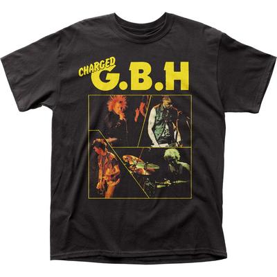 GBH Catch 23 Pánské tričko Rock and Roll Hudba Klasické kapelní tričko Nové Černé
