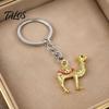 Alloy Camel Keychain for Backpack, Animal Shaped Decorative Pendant Metal Keyring Pendant, Handbags Backpack Accessories Men Women
