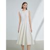 LANGZI French Elegant Sleeveless A-Line Midi Dress