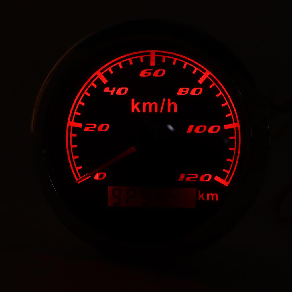 GPS meter Pointer Odometer 0120KM/H 0  KM IP67 932VDC   for Car Truck Boats