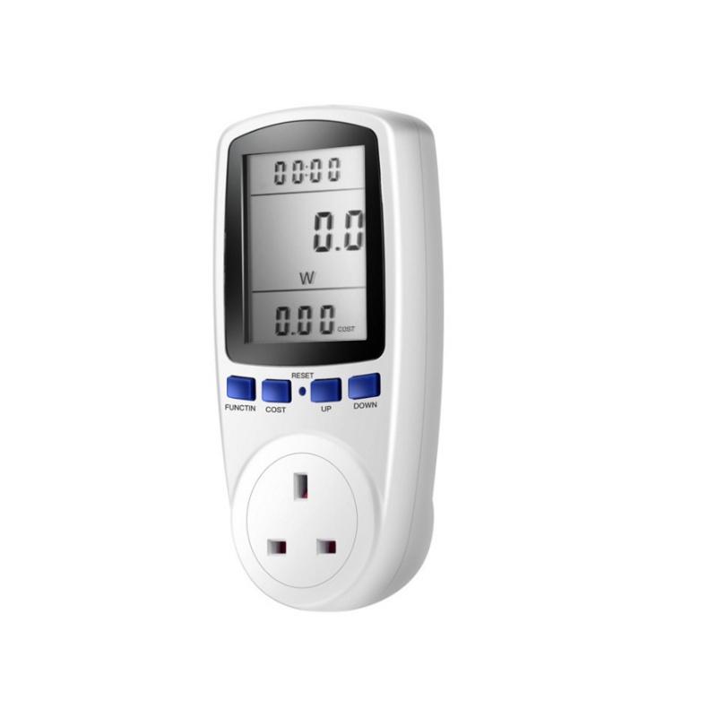 

Uk Digital Plug Voltage Wattmeter Power Meter Consumption Watt Energy Kwh Socket