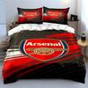 Conception du logo Arsenal rouge. Ensembles de literie Ensembles de housses de couette Housses de couette Taies d'oreiller(1 * Housse de couette 2 * Taies d'oreiller sans couette)