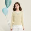 Girls' Simple Long Sleeve Top
