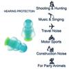 1 Pair Silicone Noise Cancelling Hearing Protection Earplugs For Concerts Musician Motorcycles Reusable Silicone Ear plugs