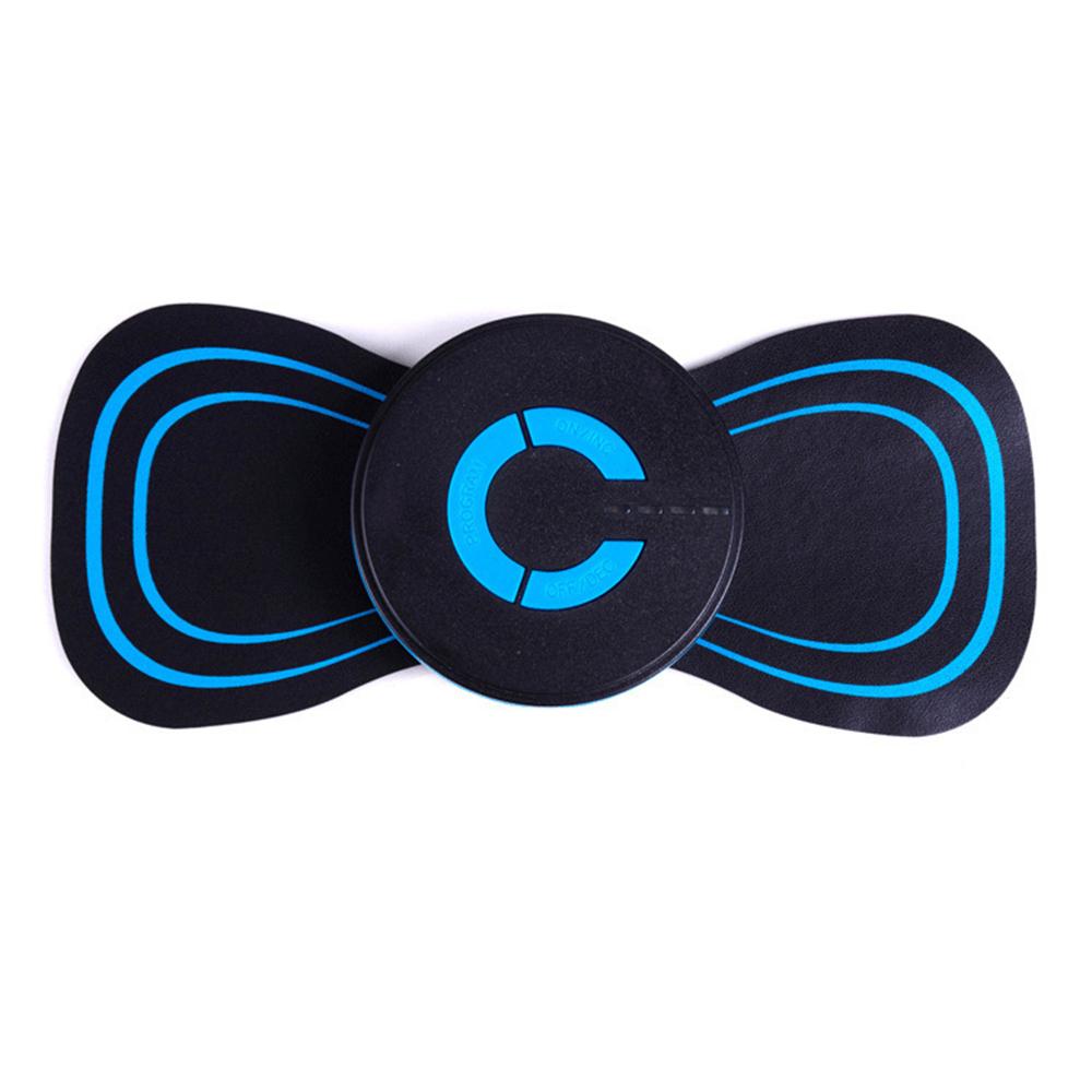 2 Pieces Portable Mini Electric Neck Back Massager Cervical Massage Patch Stimulator